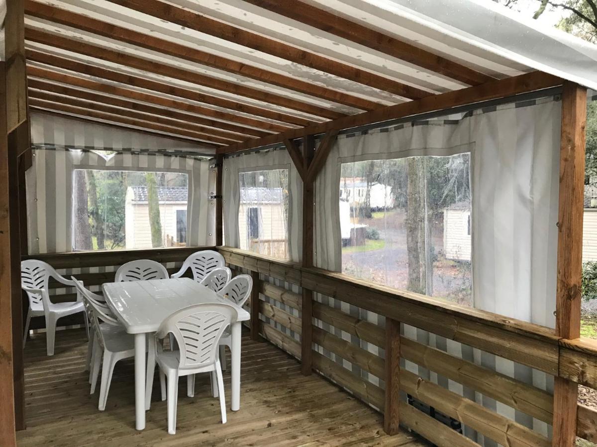 Grand Mobile-Home 45M2 Au Calme Et Au Bord De Mer Сен-Бревен-ле-Пен Екстериор снимка