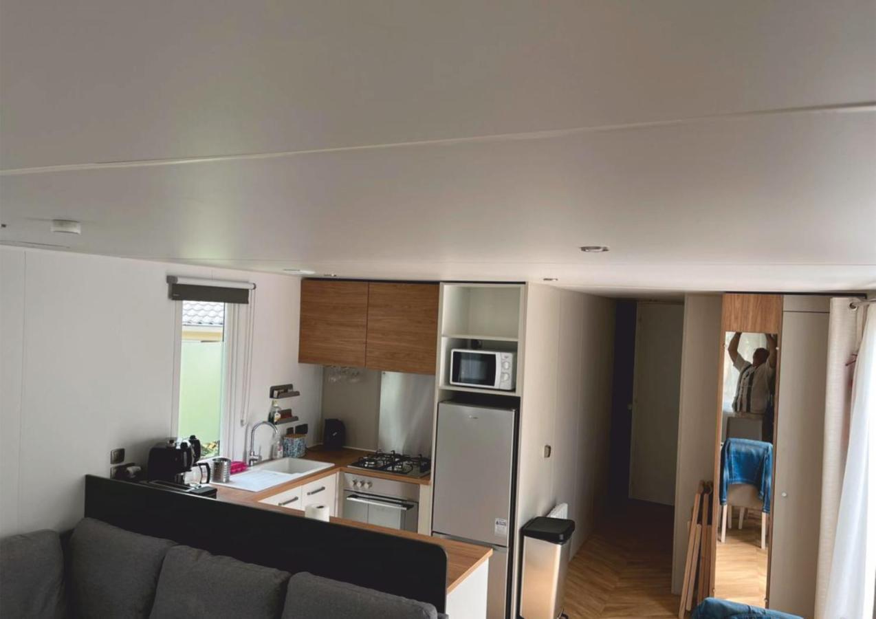 Grand Mobile-Home 45M2 Au Calme Et Au Bord De Mer Сен-Бревен-ле-Пен Екстериор снимка
